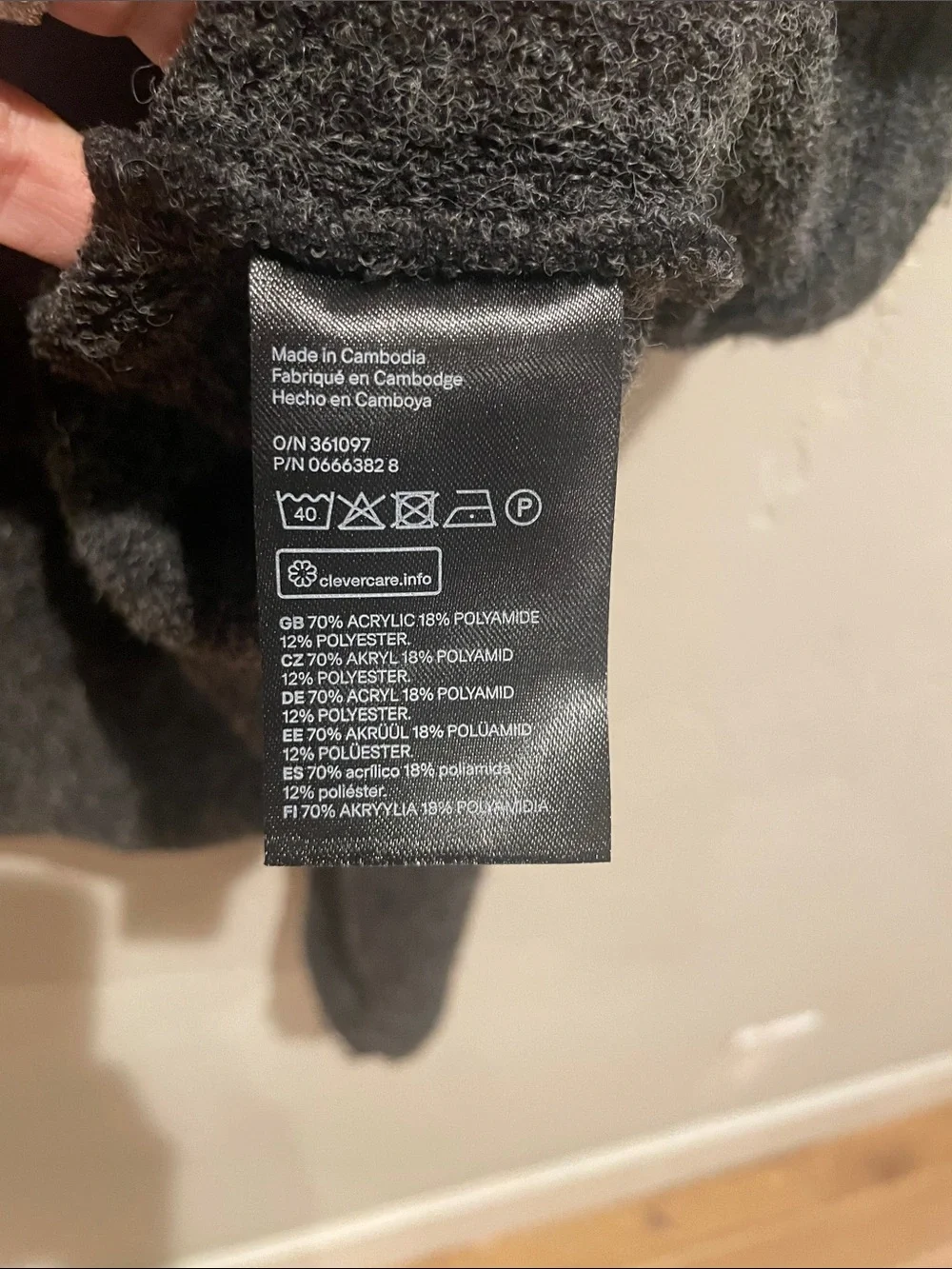 H&M soft wool